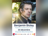 Benjamin Biolay en concert à l’Elysée Montmartre de Paris en décembre 2016