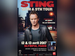 Sting en concerts à l'Olympia de Paris en avril 2017