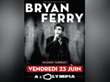 Bryan Ferry en concert à l'Olympia de Paris en juin 2017  
