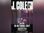 J.Cole en concert au Zénith de Paris en octobre 2017 