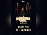 Kadavar et Death Alley en concert au Trabendo de Paris en octobre 2017