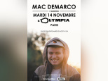Mac Demarco en concert à l'Olympia de Paris en novembre 2017
