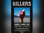 The Killers en concert au Zénith de Paris en mars 2018