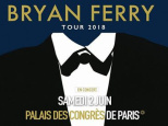 Bryan Ferry en concert à l'Olympia de Paris en juin 2018 