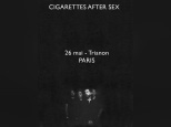 Cigarettes After Sex en concert au Trianon de Paris en mai 2018