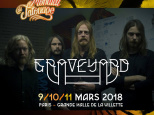 Mondial du Tatouage 2018 à Paris : Graveyard en concert à La Grande Halle de La Villette