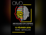 Orchestral Manœuvres in the Dark en concert au Bataclan de Paris en février 2018