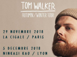 Tom Walker en concert à La Cigale de Paris en novembre 2018