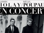 Benjamin Biolay et Melvil Poupaud en concert à l'Olympia de Paris en février 2019