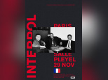 Interpol en concert à La Salle Pleyel de Paris en novembre 2018