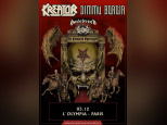 Kreator et Dimmu Borgir en concert à l'Olympia de Paris décembre 2018