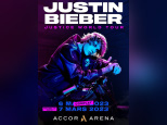 Justin Bieber en concert à l’Accor Arena de Paris en mars 2023