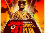 Sum 41 et Simple Plan en concert à l'Accor Arena de Paris en septembre 2022