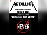 Metallica annonce la sortie d’un double album live : B.O du film "Through the Never"