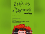 Espèces d'espaces de Georges Perec au théâtre Artistic Athévains : notre critique