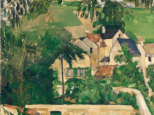 Cézanne, Le Quartier du Four à Auvers-sur-Oise (détail), vers 1873