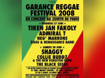 Concert, Paris, Garance Reggae Festival, Zénith, Shaggy, Tiken Jah Fakoly