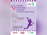 Handball Park à la sation Auber avec la RATP