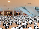 Des pandas s'installent à Beaugrenelle Paris