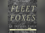 Fleet Foxes en concert au Trianon de Paris les 20 et 21 novembre 2017