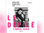 Fashion Week : L'Oréal défile sur les Champs-Elysées 