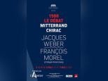 1988 Le débat, Mitterrand - Chirac au Théâtre de l'Atelier
