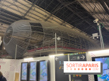 Mais que fait ce ballon dirigeable au cœur de la Gare d'Austerlitz à Paris ? 