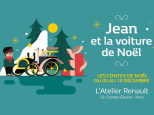 La magie de Noël à l'Atelier Renault des Champs Elysées à Paris
