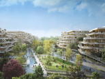 Immobilier : une ville de bureaux en bois se construit aux portes de Paris 