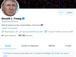 Twitter suspend le compte de Donald Trump
