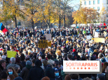 Manifestation pour les libertés place du Palais-Royal à Paris ce samedi 23 janvier 2021