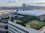 Inauguration du Five Paris 18, le complexe de foot à 5 sur les toits de Paris