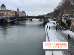 La Neige à Paris - quais de Seine