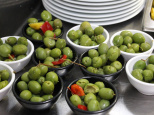 Dégustations gratuites d'olives d'Espagne 