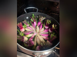 La recette des navets daikon et radis japonais cuits au four de Bruno Doucet