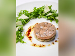 Recette de la salade d’artichauts et foie gras d’oie du chef deux étoiles Cédric Deckert