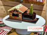 Bûches de Noël 2025 de La Grande Epicerie de Paris : trois gâteaux dans l'esprit des marchés de Noël