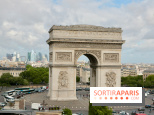 Visuel Paris nuages arc de triomphe