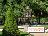 Visuel Paris parc Place des Vosges fontaine