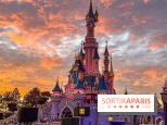 Visuels Disneyland Paris - château coucher de soleil