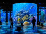 Une plongée immersive dans les océans avec L'Odyssée, l'exposition de l'Atelier des Lumières