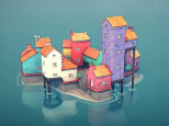 Townscaper, le jeu en toute détente disponible gratuitement depuis votre navigateur