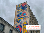 JO : une fresque s'installe dans le 18e pour marquer le lien entre Paris 2024 et Los Angeles 2028﻿