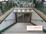 Visuels Paris - transport - métro - station fermée