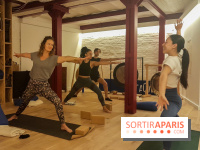 At Aûm, studio de yoga et espace de coworking dans le 20e