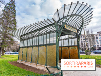  Le dernier édicule de type B d'Hector Guimard - Métro Porte Dauphine  -  A7C5204