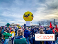 Manifestation Paris - Visuels - Réforme des retraites place Concorde