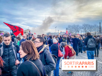 Manifestation Paris - Visuels - Réforme des retraites place Concorde