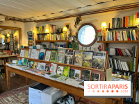 L'eau et les rêves, la péniche-librairie botanique sur le Canal de l’Ourcq