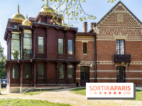 Parc de Bécon à Courbevoie - Pavillon des Indes - Cerisiers en fleurs -  A7C9988